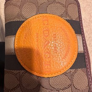 Small used coach wallet